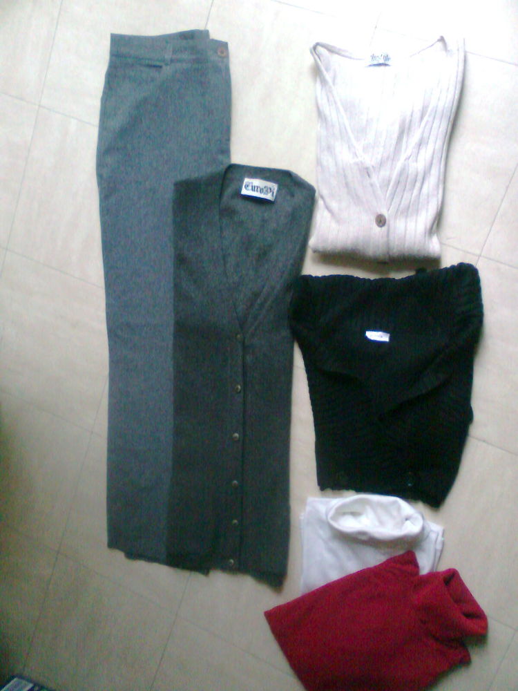 pantalon gris, cols roul�s, gilets - zoe 4 Martigues (13)