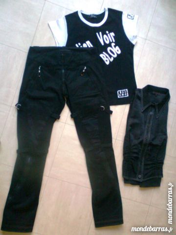 PANTALON noir, T.Shirt, chemisier - 36 - zoe 3 Martigues (13)
