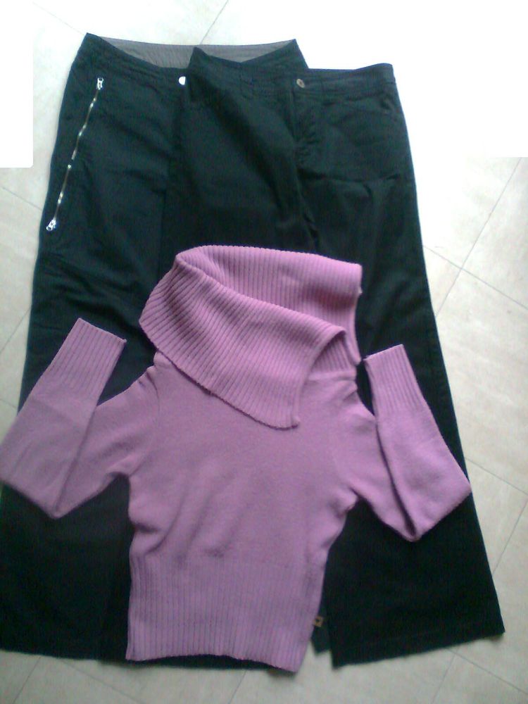 2 pantalons ESPRIT + 3 Pulls - 38 - zoe 5 Martigues (13)