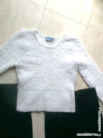 2 pantalons noirs - 1 pull blanc - 38 - zoe 3 Martigues (13)