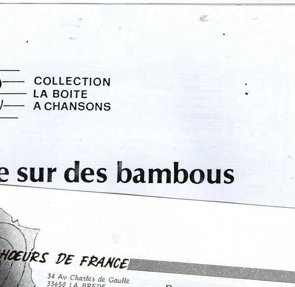 Partitions neuves pour chotales 2-3-4 VX 89 P�nestin (56)