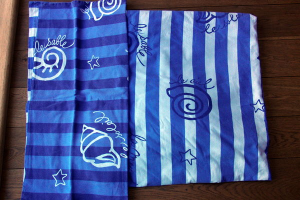 parure de lit 140x190 d�cor marin TBE 13 Laumesfeld (57)