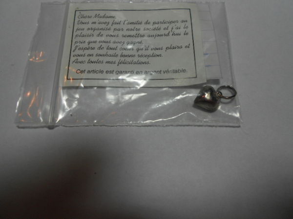 PENDENTIF COEUR  EN ARGENT 10 Montauban (82)