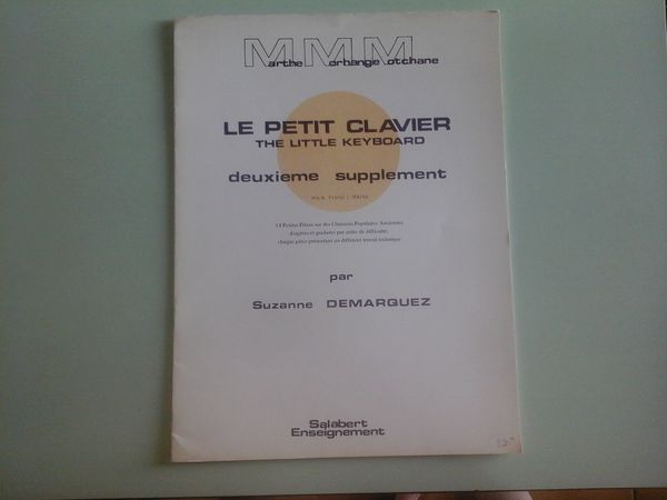 LE PETIT CLAVIER 2� SUPPLEMENT POUR PIANO 2 MAINS 6 Albi (81)