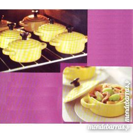 6 Petites Cocottes Jaune avec Couvercle NEUVE 12 Argenton-sur-Creuse (36)