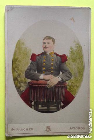 Photo militaire - Mme Fracher - Avignon 5 Nice (06)