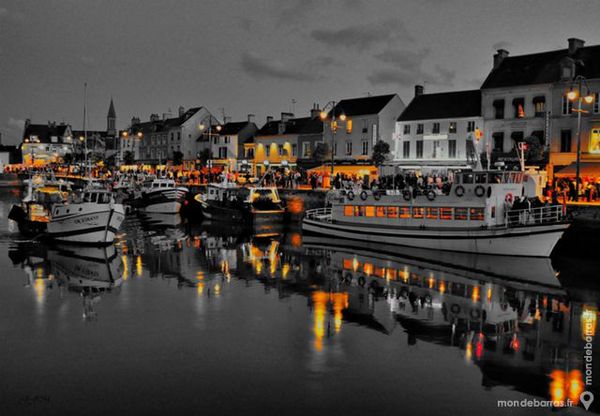 PHOTO POSTER A3 PORT AU CREPUSCULE 2 12 Saint-Paul-du-Vernay (14)