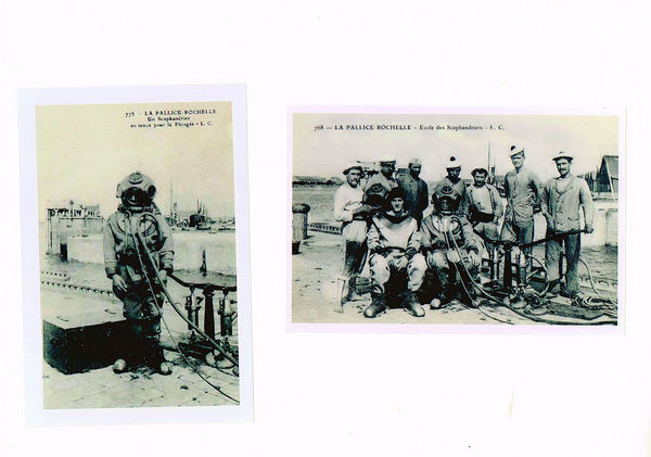 Photos de scaphandriers- d�but 1900 3 Castres (81)