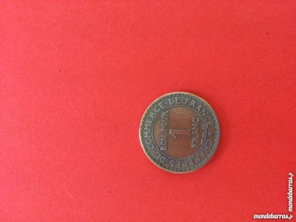 Pi�ce 1 franc chambre des commerces 20 Nice (06)