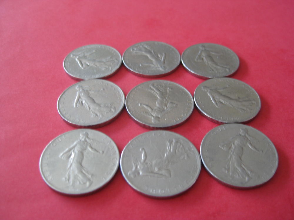 pi�ce france 1 francs 1974 0 Gennevilliers (92)