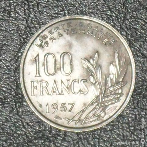 Pi�ce de 100 Francs Cochet 1957 20 Montreuil (93)