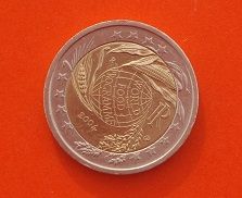 Pi�ce de monnaie de 2 euros Italie 2004 2 Trans-en-Provence (83)