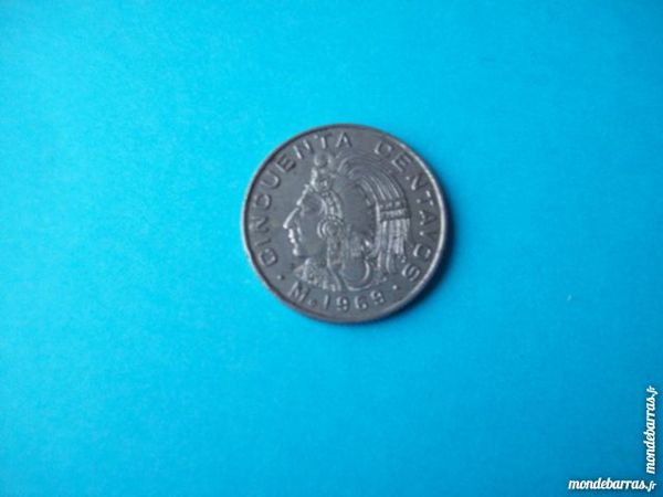 PI�CE DE MONNAIE MEXIQUE 50 CINCUENTA CENTAVOS 196 1 Wattignies (59)