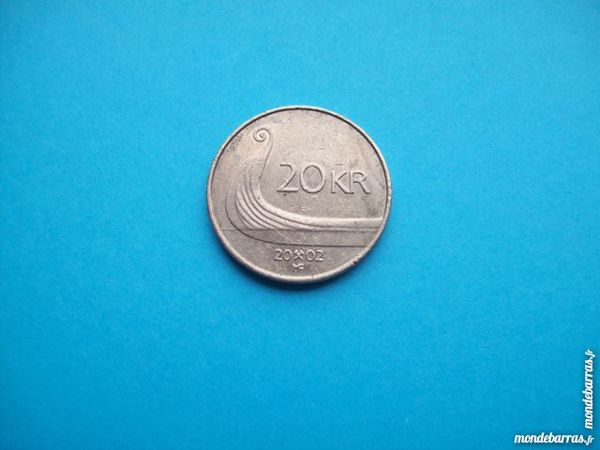 PI�CE DE MONNAIE NORV�GE 20 KRONE 2002 5 Wattignies (59)