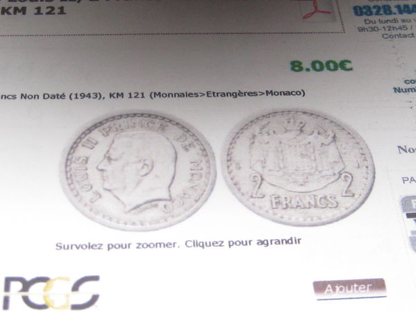 pi�ces coll�ction 8 Gennevilliers (92)