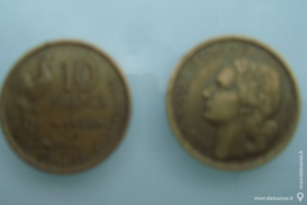 Pi�ces de 10 francs en bronze aluminium 2 Vend�me (41)