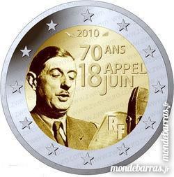 LOT DE 10 PIECES DE MONNAIES COMMEMORATIVES DE 2 � 35 Dammarie-les-Lys (77)