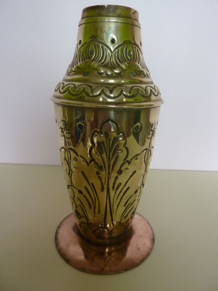 Pieds de lampe en cuivre . 25 Viroflay (78)