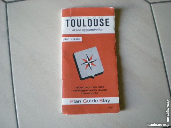  Plan Guide Blay     Toulouse - agglom�ration  1 Saleilles (66)
