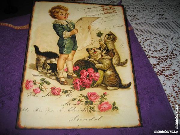 Plaque m�tal d�corative 14 Corbeil-Essonnes (91)