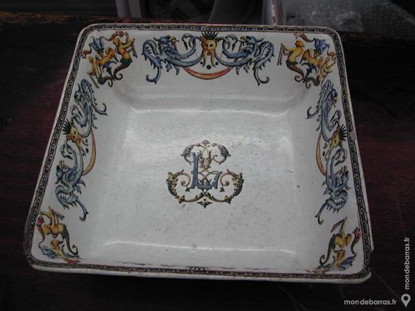 PLAT GIEN antiquit� brocante desvres rouen longwy 50 Dunkerque (59)