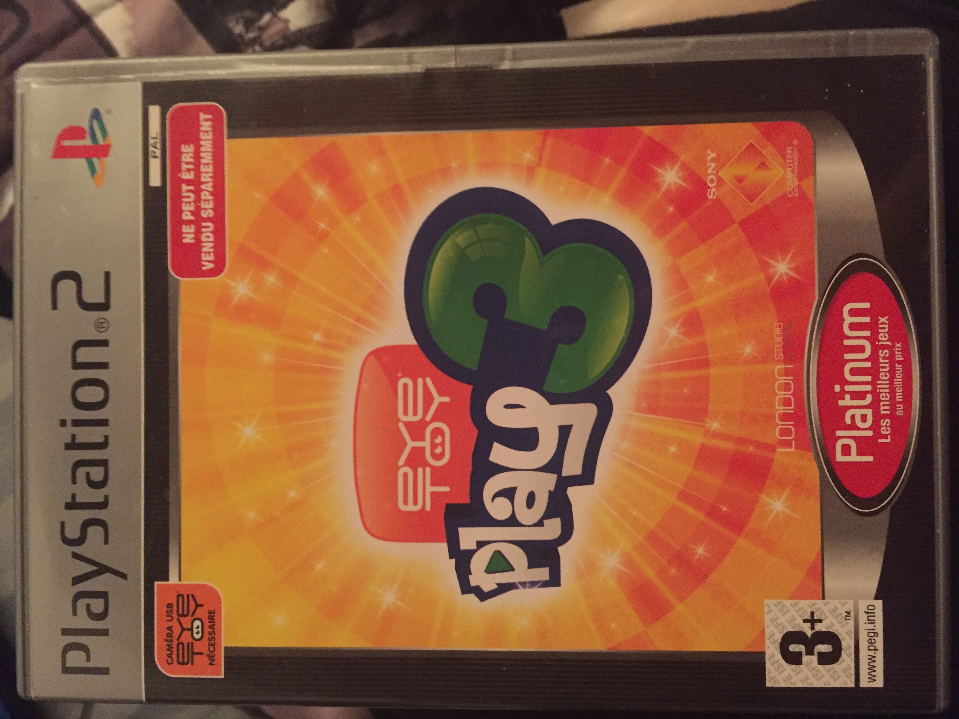 Jeu PS2 Eye Toy Play 3   Cam�ra 8 Alfortville (94)