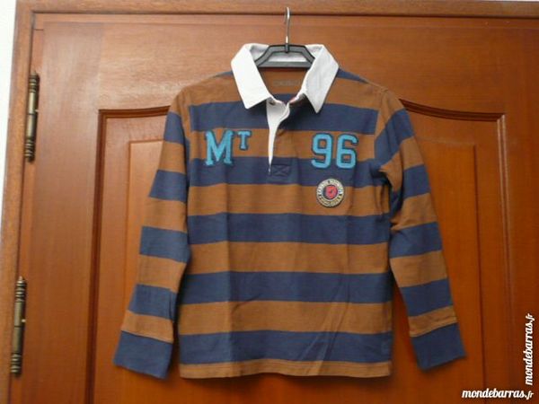 POLO MARRON/BLEU OKA�DI 10 ANS 5 Escalquens (31)
