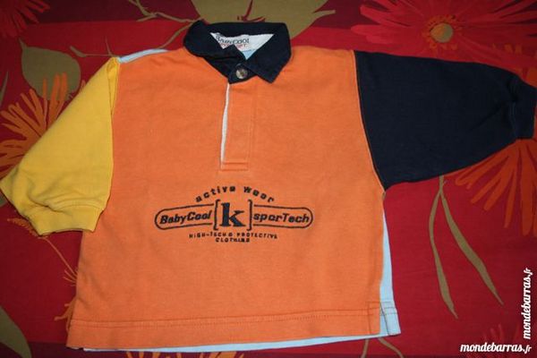 Lot 2 polos marine/blanc 6 mois Gar�on MIROTON 1 Tournefeuille (31)