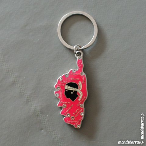 Porte-cl�s Corsica rose 5 Cabestany (66)