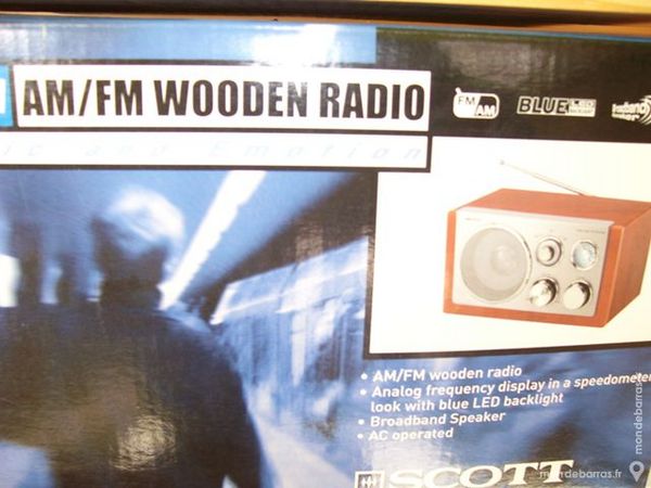 POSTE AM/FM EN BOIS SCOTT 30 Villers-Bocage (80)
