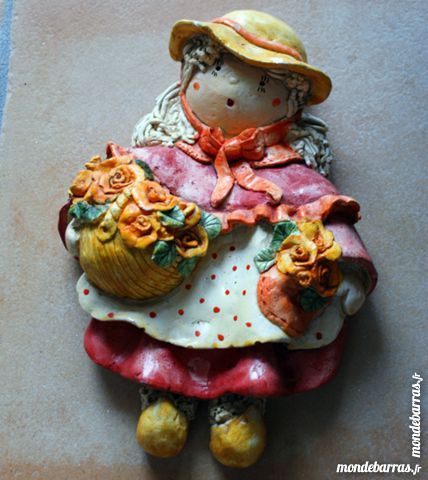 Poup�e en pl�tre fait main avec attache 5 Cabestany (66)