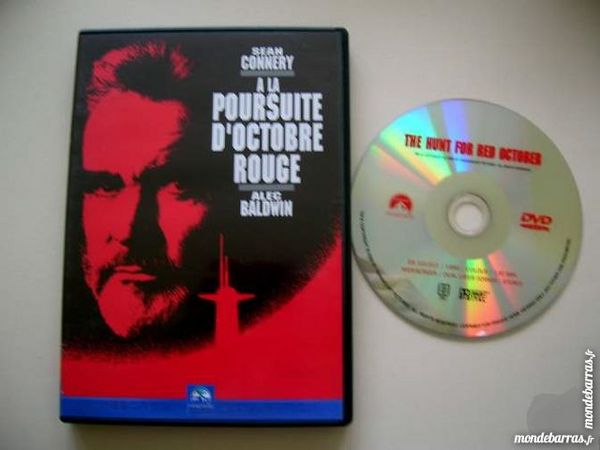 DVD A LA POURSUITE D'OCTOBRE ROUGE - Sean Connery 7 Nantes (44)