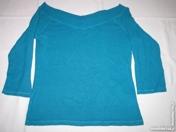 Pull Naf Naf M Bleu canard femme manche 3/4 8 Chalon-sur-Sa�ne (71)