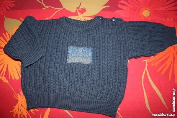 Pull laine marine NATALYS 6 mois Mixte MIROTON 1 Tournefeuille (31)