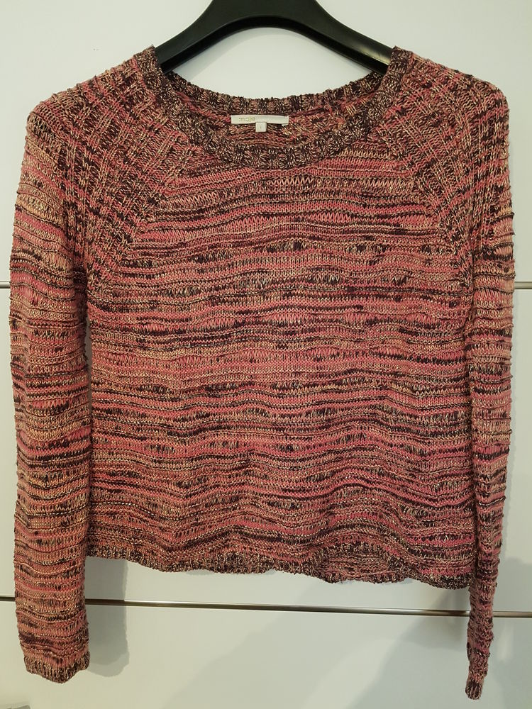 PULL MAJE ROSE DORE fil m�tallique or 15 Metz (57)