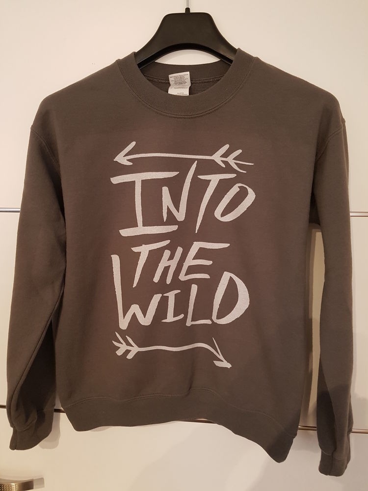 Pull Neuf  Into the wild  Gris femme homme S 10 Metz (57)