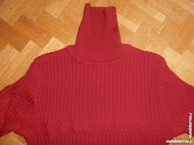Pull col roul� bordeaux 30 Tours (37)