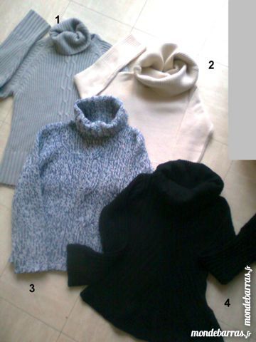 4 pulls laine - taille 2 / M - zoe 3 Martigues (13)