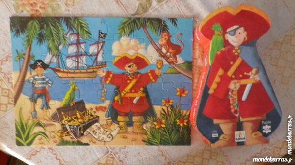 PUZZLE DJECO LE PIRATE ET SON TRESOR 36 PIECES 5 Attainville (95)