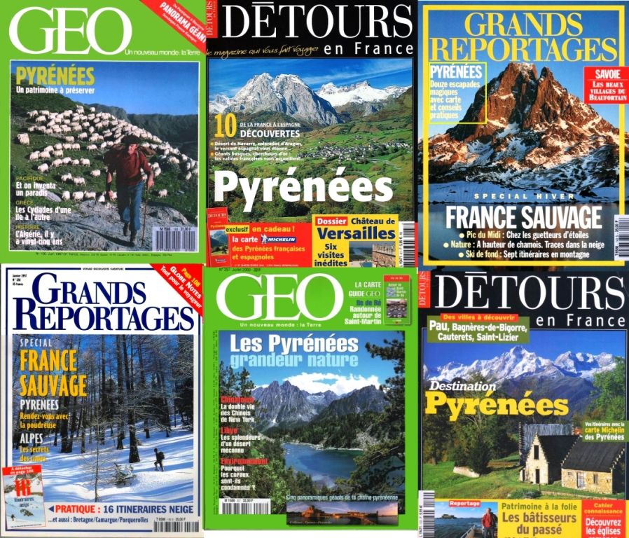 LES PYR�N�ES - g�o -de PERPIGNAN � HENDAYE 17 Paris 10 (75)