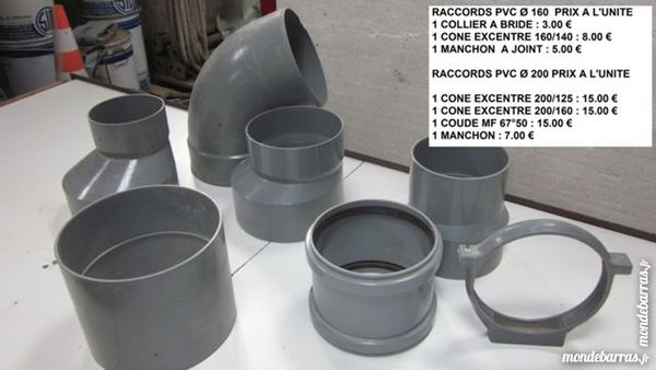 Raccords PVC � 160 et 200 3 Calais (62)