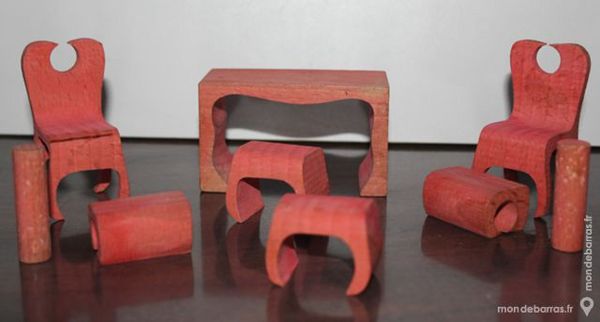 Rare JEU bois Meubles poup�e art d�co 35 Paris 14 (75)