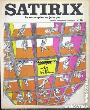 rare revue mensuel satirix n�5 de fevrier 1972 20 Ch�teau-du-Loir (72)