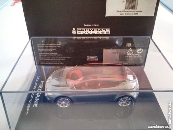 Renault M�gane Coup� concept 2008 1/43 Prov.M Neuf 25 Gu�nes (62)