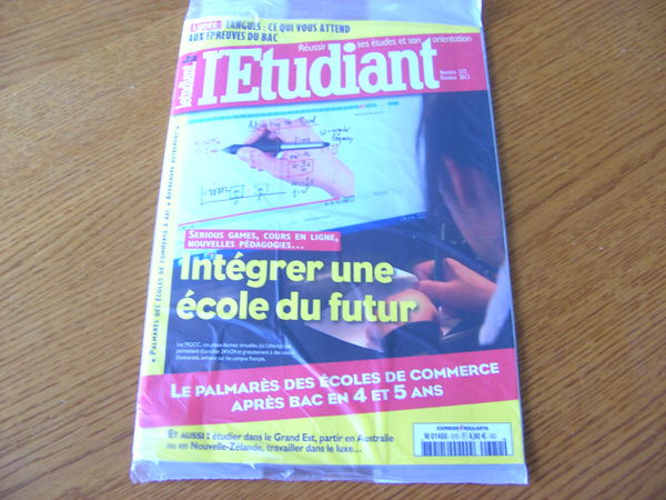 Revue L'�tudiant N� 372 - Octobre 2013 3 Ardoix (07)