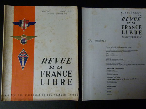 REVUE DE LA FRANCE LIBRE 5 Rochefort (17)