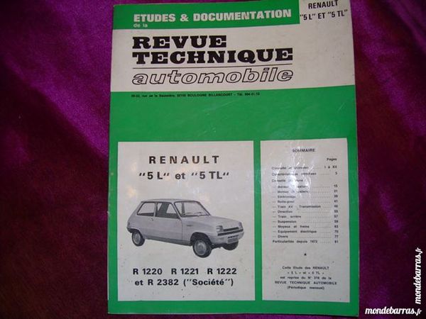 Revue technique  Renault 5 15 Revel (31)