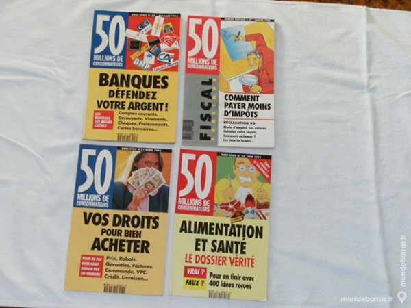 REVUES / LIVRES / 50 MILLIONS DE CONSOMMATEURS 1 Mont-de-Marsan (40)