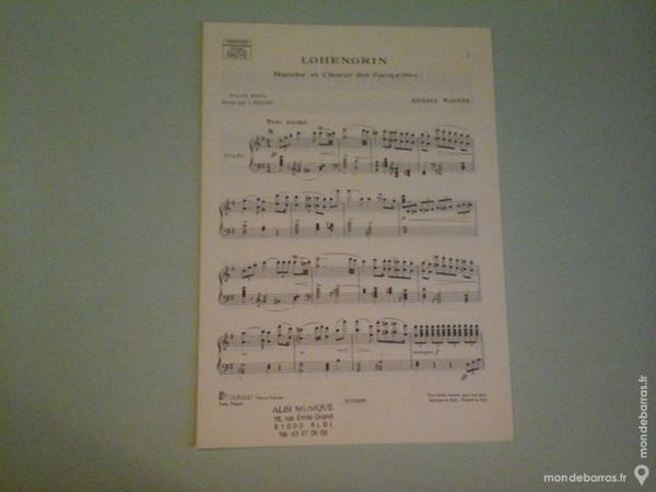 RICHARD WAGNER-MARCHE ET CHOEUR DES FIANCAILLES 8 Albi (81)