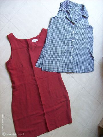 ROBE bordeaux et TUNIQUE - 42 -zoe 5 Martigues (13)